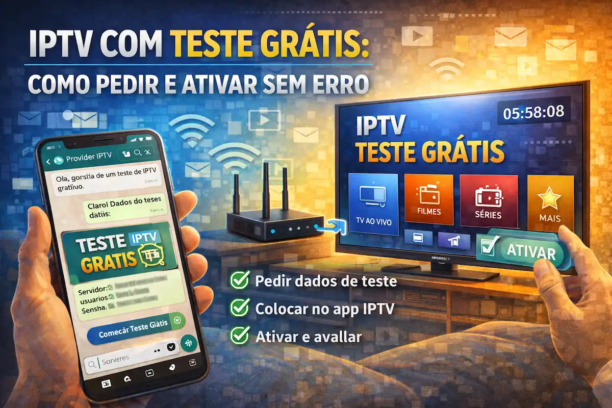 IPTV com Teste Grátis